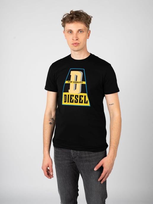 Diesel camiseta negra con logo de alta calidad - Image 3