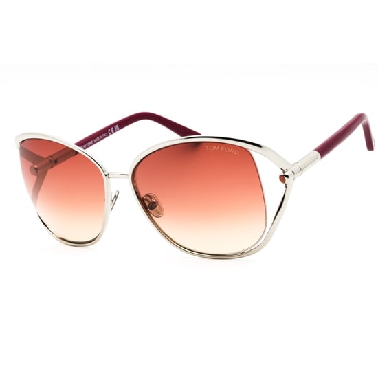 Gafas de sol Tom Ford Marta en plata paladio brillante - Image 1