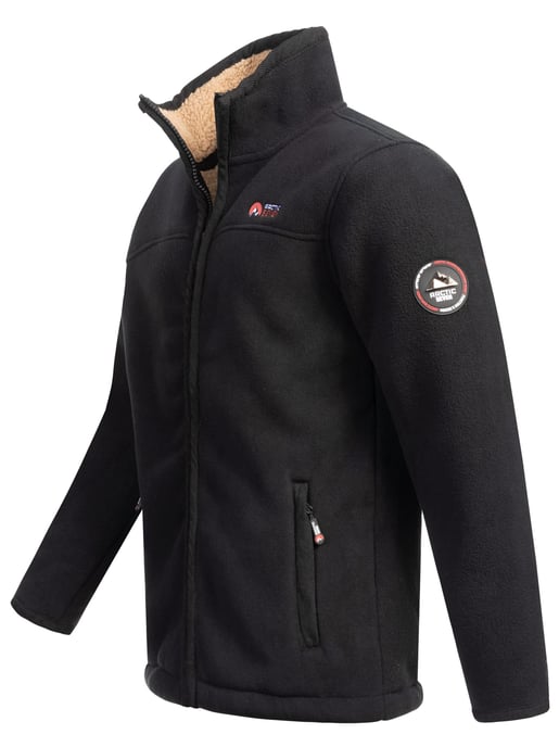 Chaqueta polar Arctic Seven para hombre – Negro - Image 3