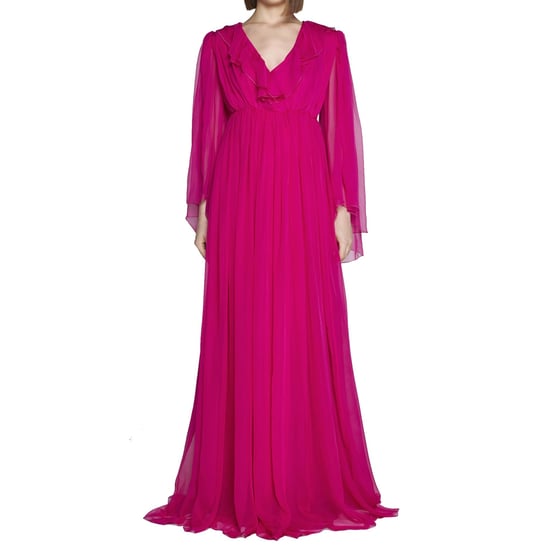 Vestido midi de seda Gucci - Image 2