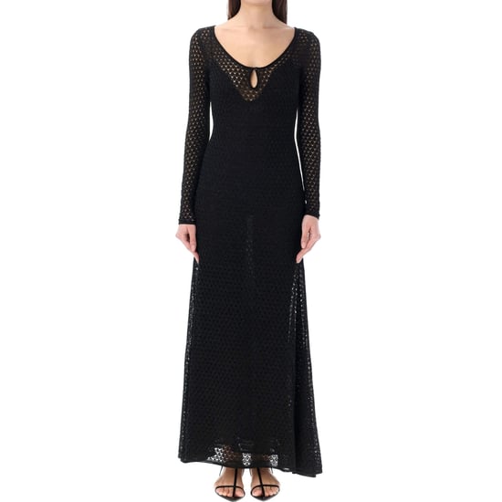 Vestido largo de crochet de lúrex de Tom Ford - Image 2