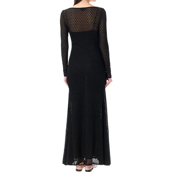 Vestido largo de crochet de lúrex de Tom Ford - Image 3
