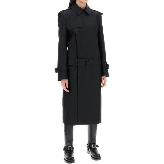 Gabardina de seda con mezcla de Burberry - Image 2
