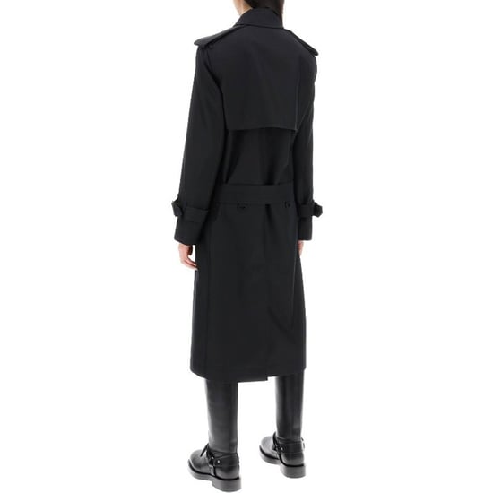 Gabardina de seda con mezcla de Burberry - Image 3
