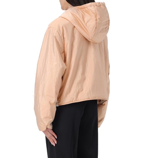 Chaqueta con capucha y cremallera de seda de mezcla de Jil Sander - Image 3