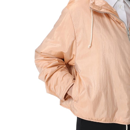 Chaqueta con capucha y cremallera de seda de mezcla de Jil Sander - Image 4