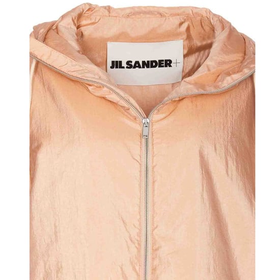 Chaqueta con capucha y cremallera de seda de mezcla de Jil Sander - Image 5