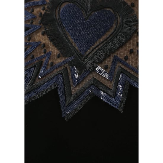 Vestido midi de terciopelo con ribete de piel de Fendi - Image 4