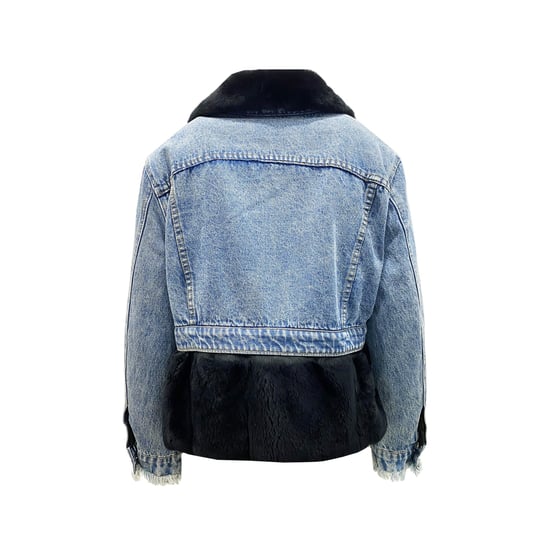 Forte Dei Marmi Couture Chaqueta vaquera con forro de piel - Image 2