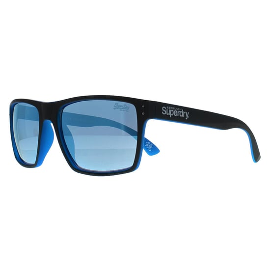 Superdry Cuadrado Hombre Gris Mate Fluorescente Azul Espejo Kobe - Image 2