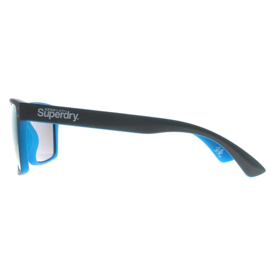 Superdry Cuadrado Hombre Gris Mate Fluorescente Azul Espejo Kobe - Image 3