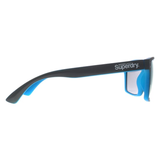 Superdry Cuadrado Hombre Gris Mate Fluorescente Azul Espejo Kobe - Image 4