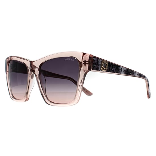 Guess Cuadrado Mujeres Brillante Beige Violeta Degradado GU00113 - Image 2