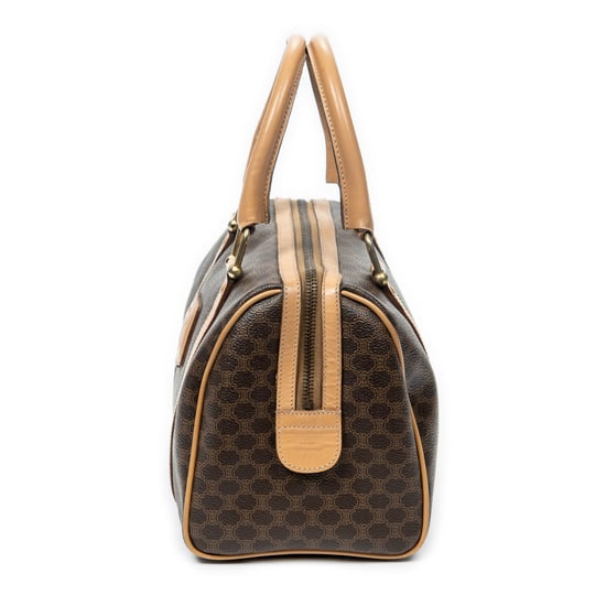 Celine Mini Boston  en Marrón Lona recubierta - Image 3