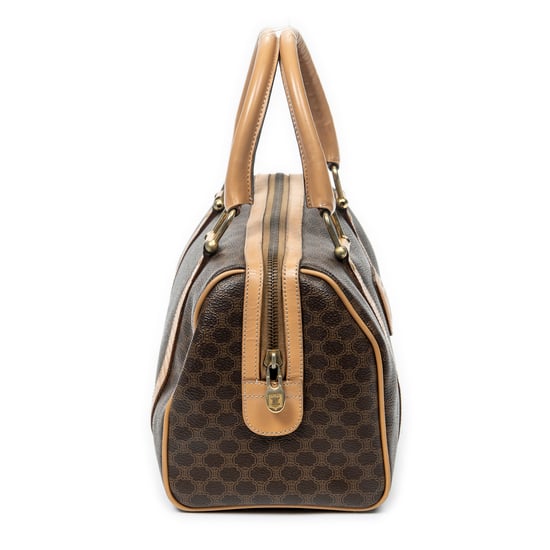 Celine Mini Boston  en Marrón Lona recubierta - Image 4