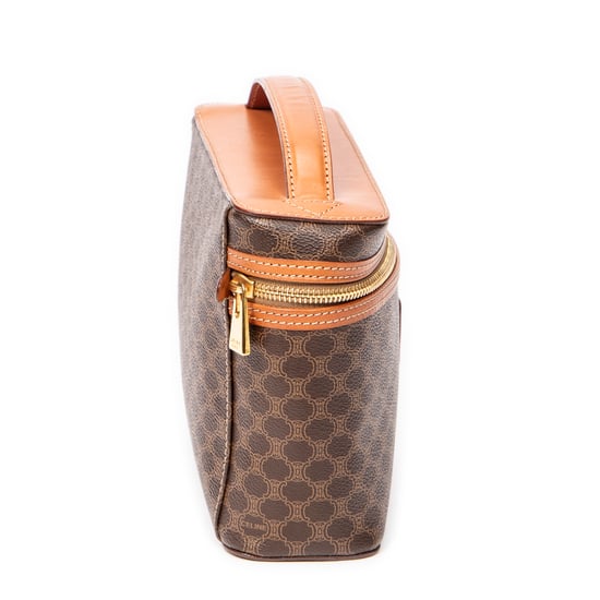 Celine Vintage Vanity Case  en Marrón Lona recubierta - Image 4