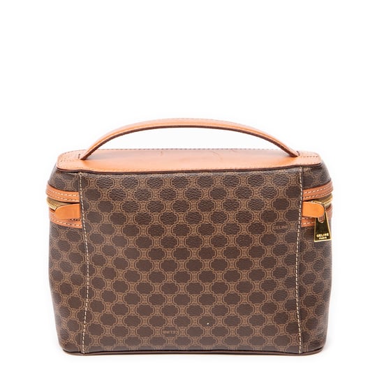 Celine Vintage Vanity Case  en Marrón Lona recubierta - Image 5