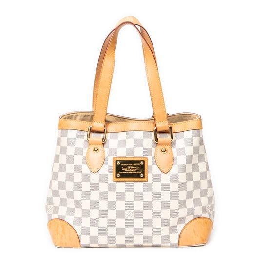 Louis Vuitton Hampstead PM en Marfil Lona recubierta - Image 1
