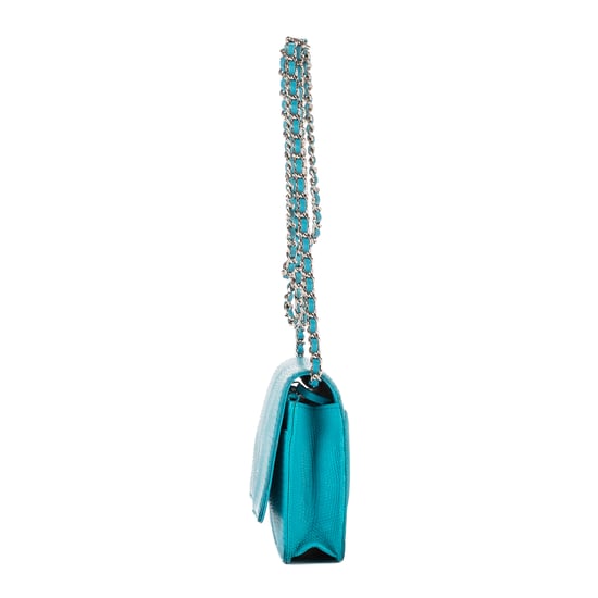 Chanel Timeless Wallet on Chain en Azul Piel de becerro - Image 3
