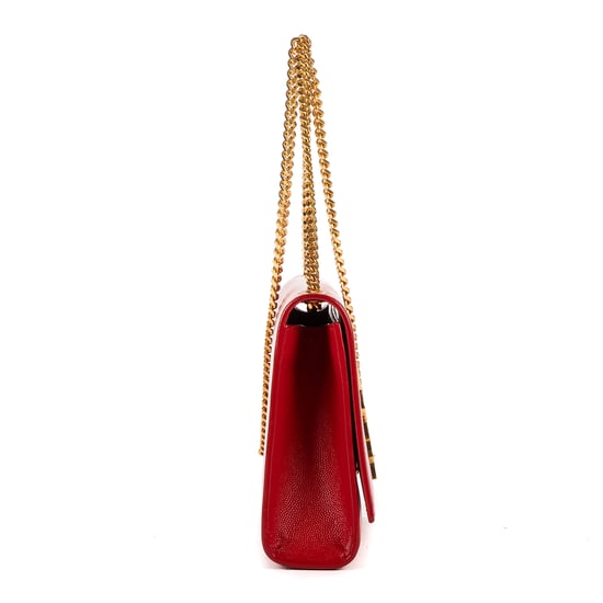 Yves Saint Laurent Kate Medium en Rosa Piel de becerro - Image 5