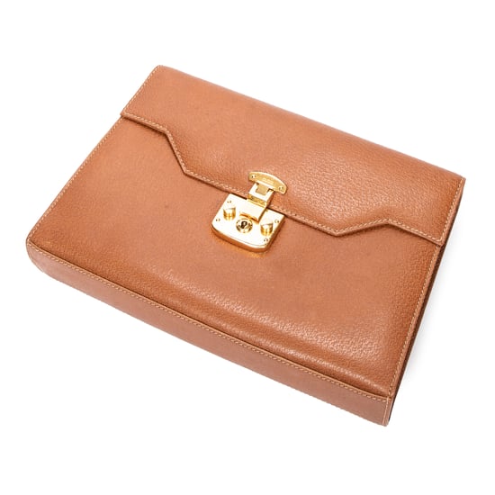 Gucci Vintage Envelope Crossbody Flap en Marrón Piel de becerro - Image 1