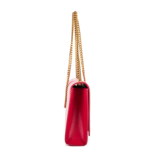Yves Saint Laurent Kate Medium en Rosa Piel de becerro - Image 5