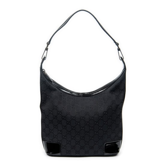 Gucci Shoulder Zip Hobo en Negro Lienzo - Image 1