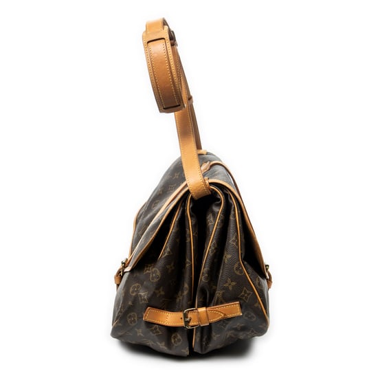 Louis Vuitton Saumur GM en Marrón Lona recubierta - Image 3