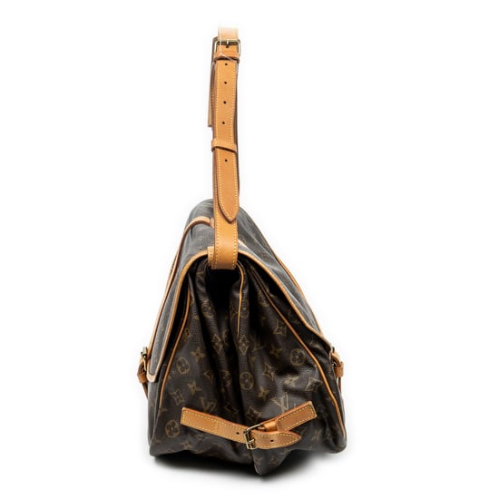 Louis Vuitton Saumur GM en Marrón Lona recubierta - Image 4