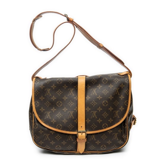 Louis Vuitton Saumur GM en Marrón Lona recubierta - Image 5