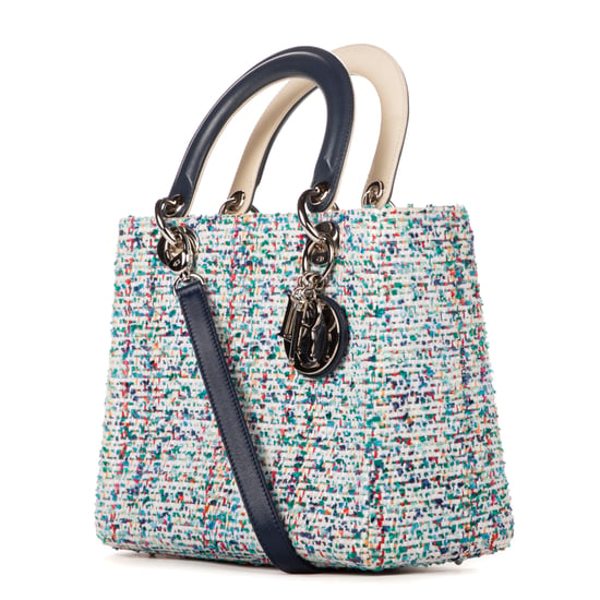 Dior Lady Medium en Azul Lienzo - Image 2