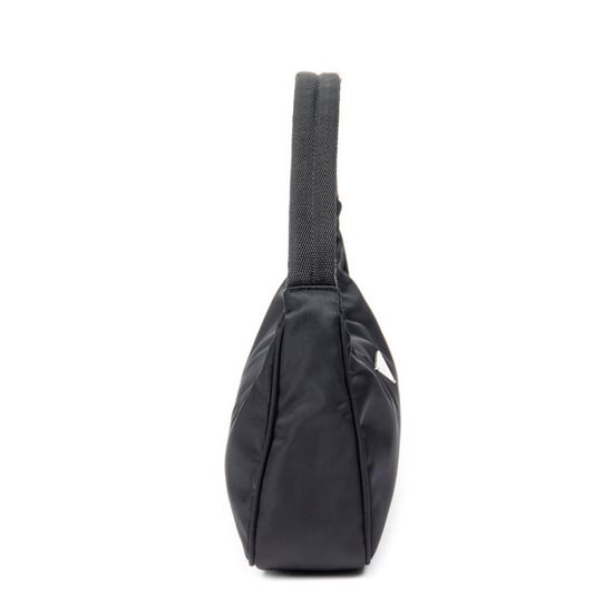 Prada Vintage Mini Zip Hobo en Negro Lienzo - Image 4