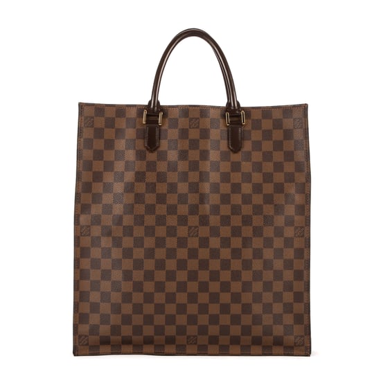 Louis Vuitton Sac Plat  en Marrón Lona recubierta - Image 4