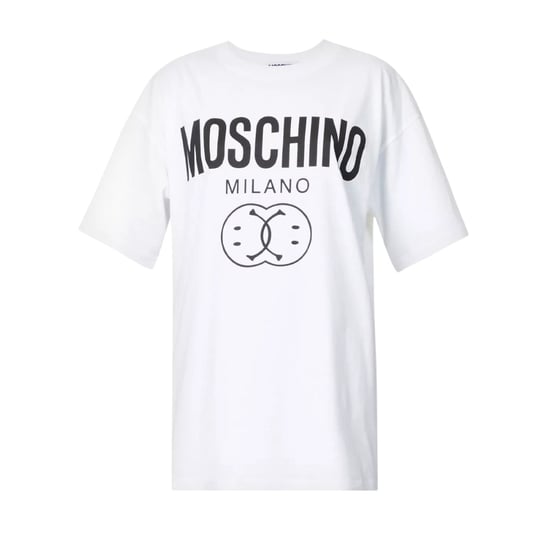 Camiseta Blanca Con Doble Sonrisa De Moschino - Image 1