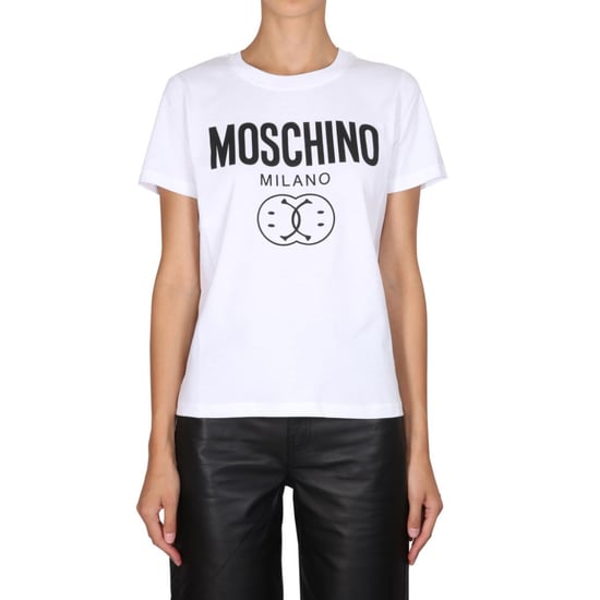 Camiseta Blanca Con Doble Sonrisa De Moschino - Image 2