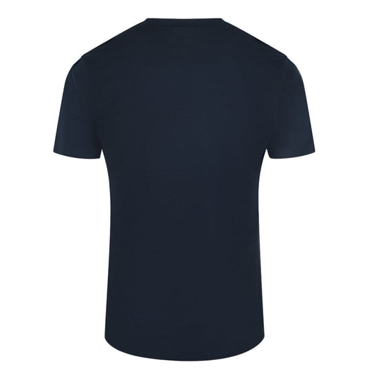Camiseta Azul Marino Con El Logotipo Universitario De Cavalli Class - Image 2