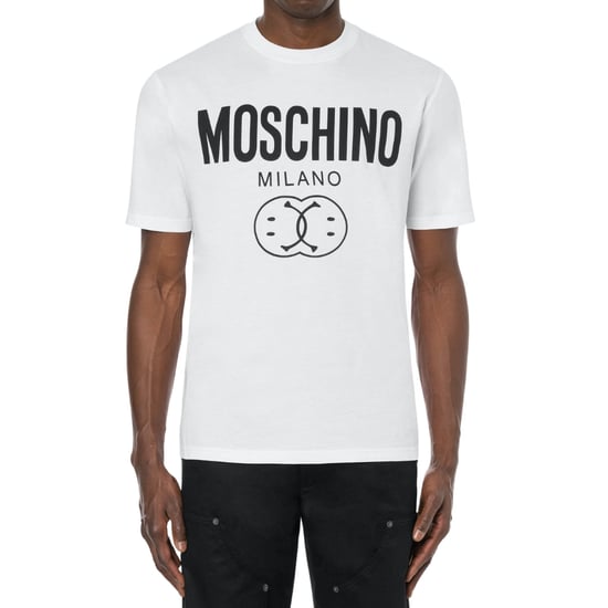 Camiseta Blanca Con El Logo De Doble Cara Sonriente De Moschino Milano - Image 2