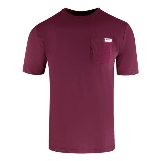 Camiseta Aquascutum Active Con Bolsillo Pequeño Color Burdeos - Image 1