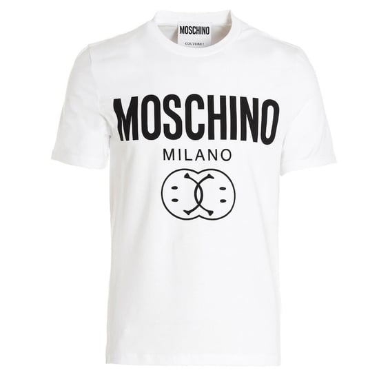 Camiseta Blanca Con El Logo De Moschino Double Smiley - Image 1