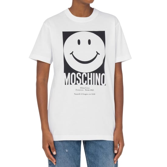 Camiseta Blanca Con El Logo Sonriente De Moschino - Image 2