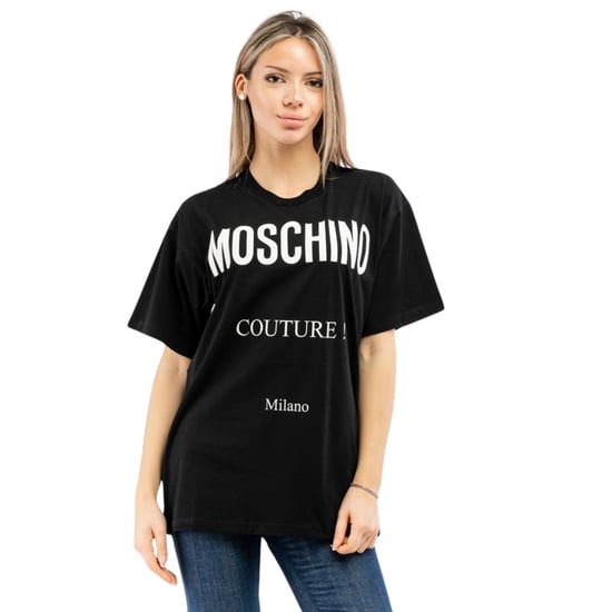 Camiseta Negra Moschino Couture Milano - Image 2