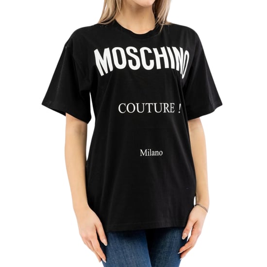 Camiseta Negra Moschino Couture Milano - Image 4