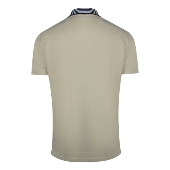 Polo Beige Con Cuello A Rayas Cavalli Class - Image 2