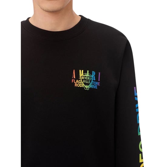 Suéter Negro De Cuello Redondo Amiri Xo Beverly Hills - Image 5