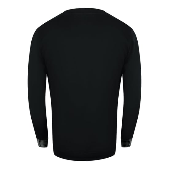 Sudadera Negra Con Logo Múltiple Cavalli Class - Image 2
