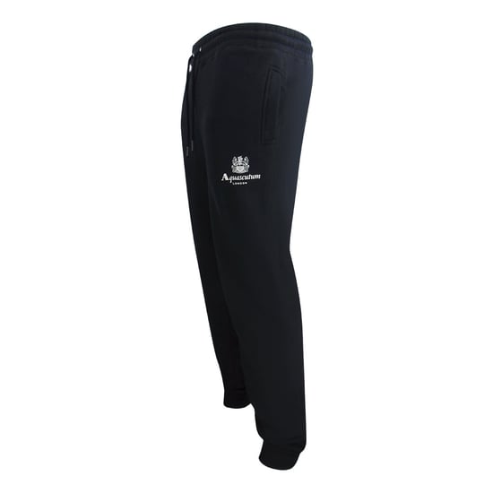 Pantalón Deportivo Aquascutum Active Basic Rib Track, Color Negro - Image 3