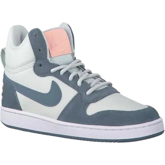 Zapatillas Nike Court Borough Mid Premium Plateadas - Image 3