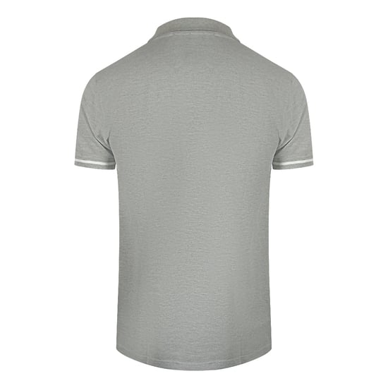 Polo Gris Con Logotipo Floral Vibrante De Cavalli Class - Image 2