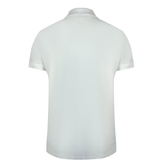 Polo Cavalli Class Blanco Roto Con Logotipo Floral Vibrante - Image 2