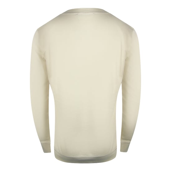 Sudadera Color Arena Beige Con Hombros Encintados Cavalli Class - Image 2